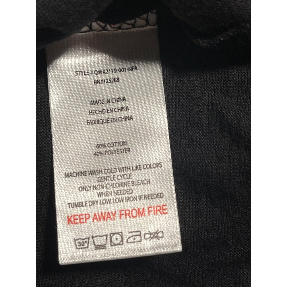 Rae Dunn Drink Up Witches T-Shirt With Ankle Socks Womens L Black & White - Picture 8 of 10